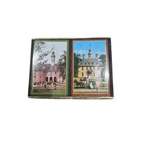 Vintage Colonial Capitol Playing Cards Double Deck